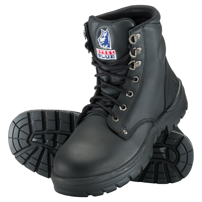 steel blue argyle boots