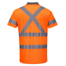 Download HiVis X-Back Short Sleeve (D+N) Polo